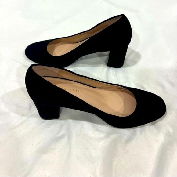 Kelly and Katie black suede chunk hill size - Picture 5 of 12